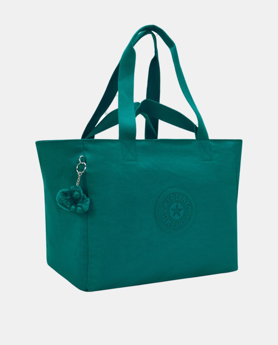 Mala Tipo Tote Grande com Porta-Moedas Interior, Modelo Naomi Verde-4
