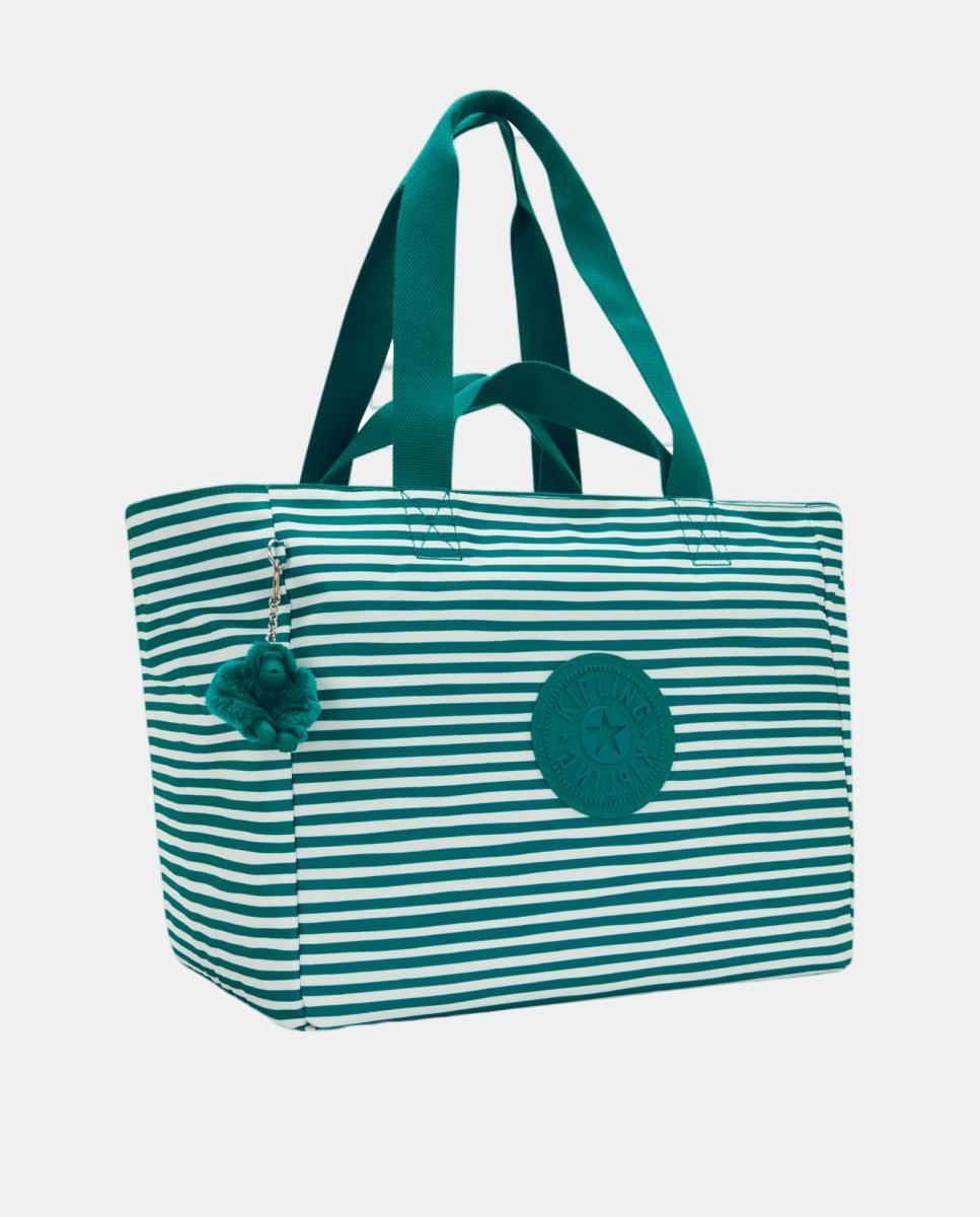 Mala Tipo Tote Grande com Porta-Moedas Interior, Modelo Naomi Verde-4