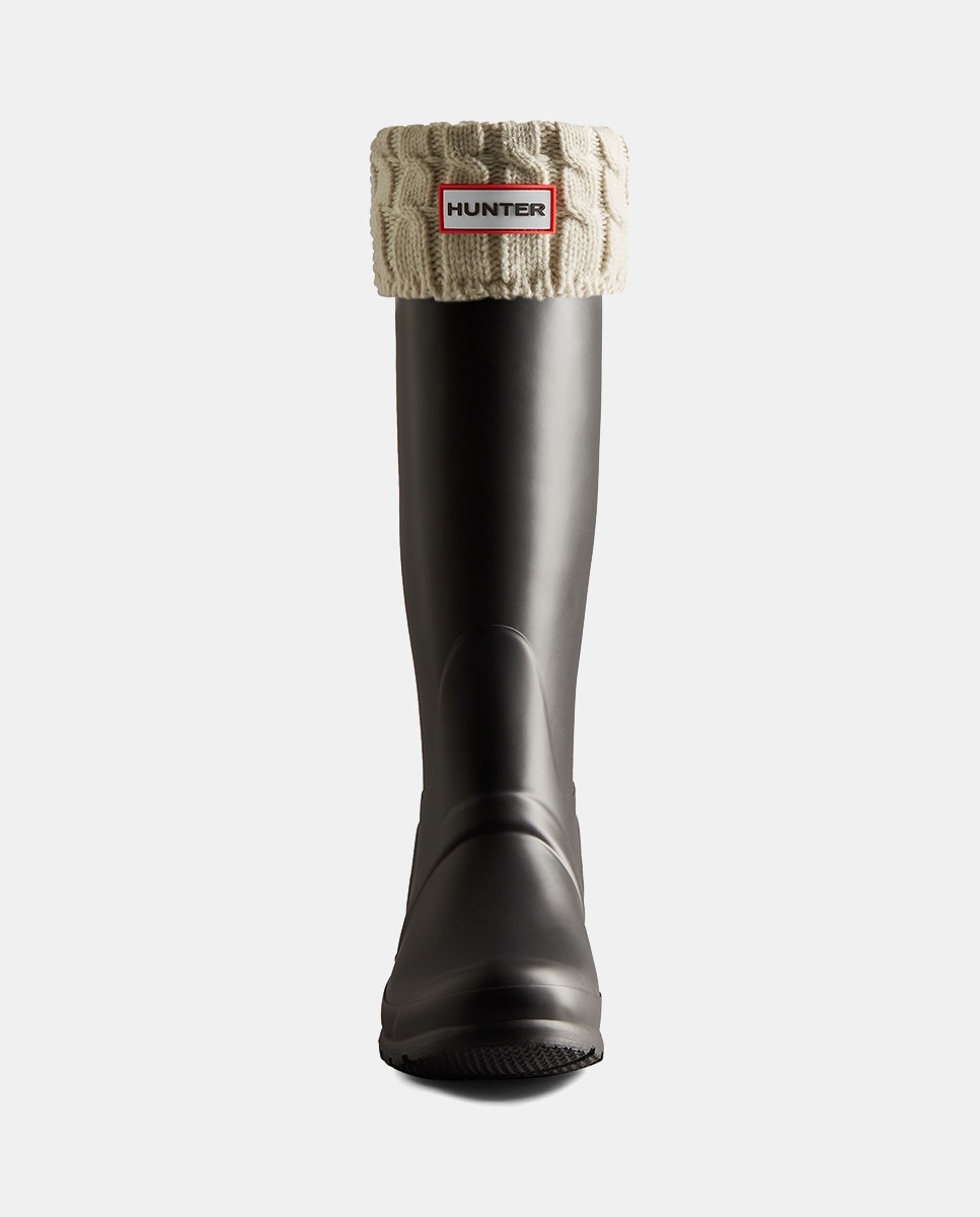 Meias Unissexo 6Stitch Cable Tall Bege-2