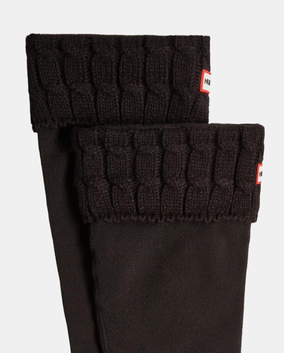 Imagen 3 de Calcetín 6 stitch cable tall hunter - Negro Negro