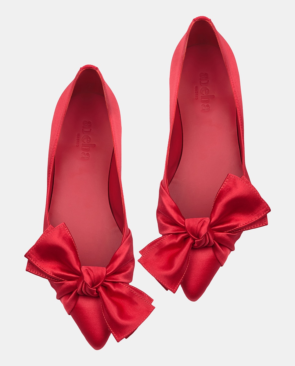 Sabrinas Gift de Cetim com Laço Vermelho fogo-3