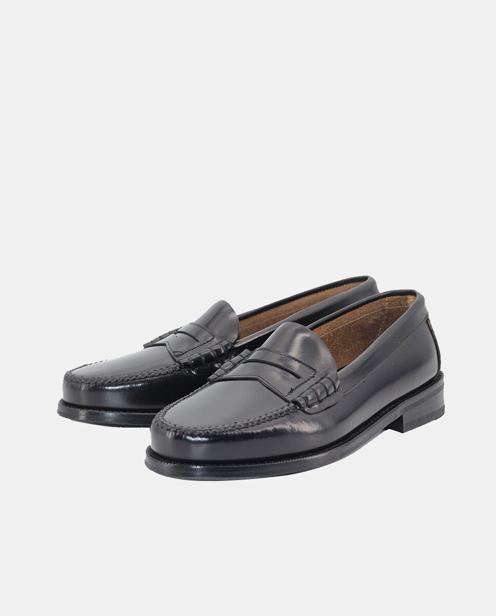 Mocasín de mujer con antifaz - Castellano - Negro Negro-2