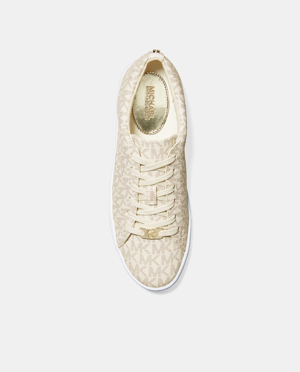 Sapatilhas Keaton Lace Up Bege-4