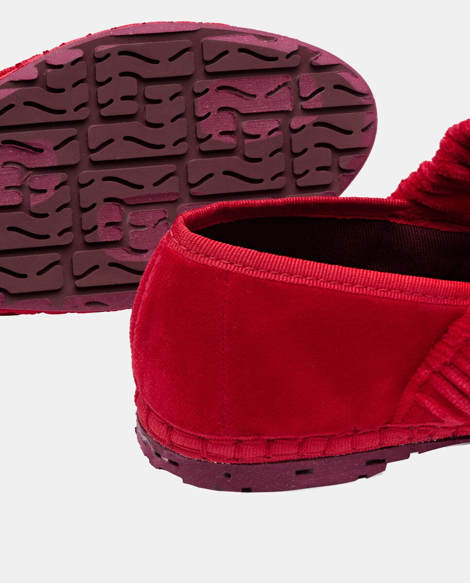 Sapatos de Presilha Mafalda Vermelho-3