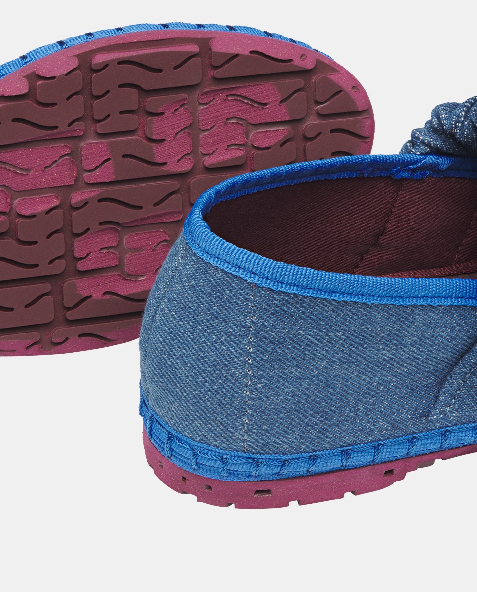 Sapatos de Presilha Mafalda Azul denim-3