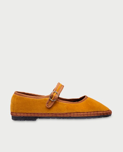 Imagem 0 de Sapatos de Presilha em Veludo