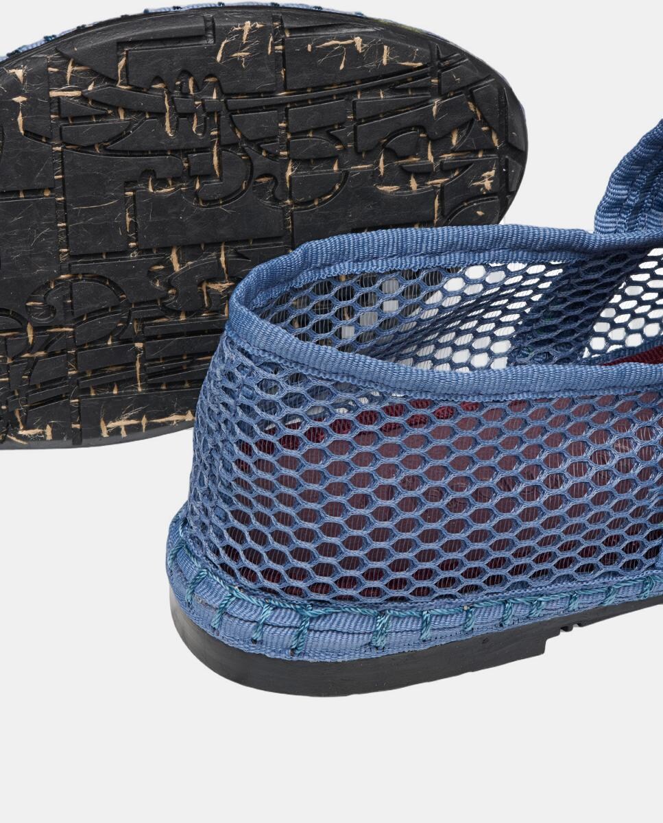 Sapatos de Presilha Modelo Isabella Azul-acinzentado-2