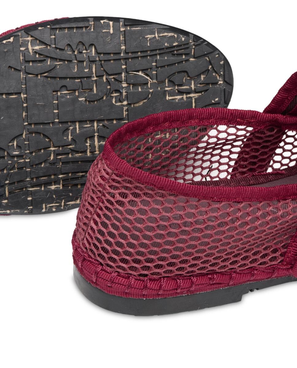 Sapatos de Presilha Modelo Isabella Vermelho/Grená-3