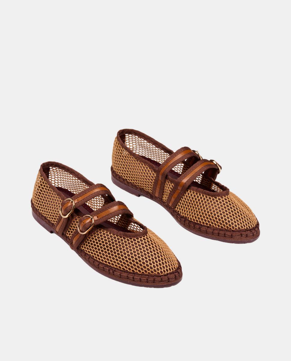 Sapatos de Presilha Modelo Claire Castanho-claro-2