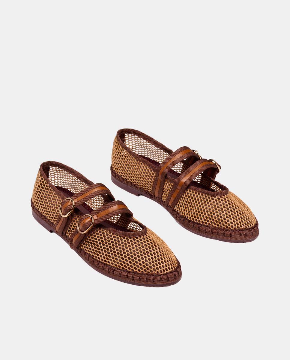 Sapatos de Presilha Modelo Claire Castanho-claro-2