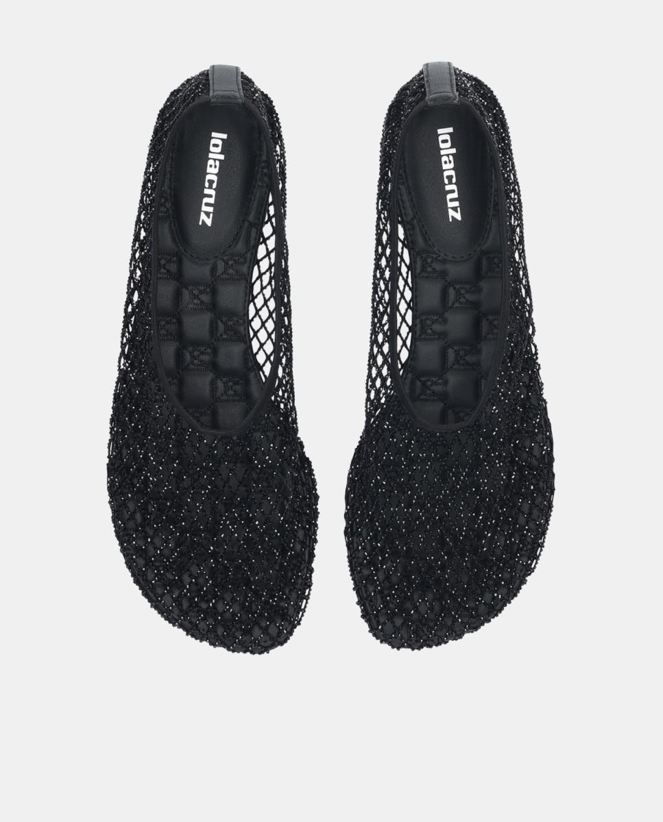 Sabrinas de Mesh Preto-4