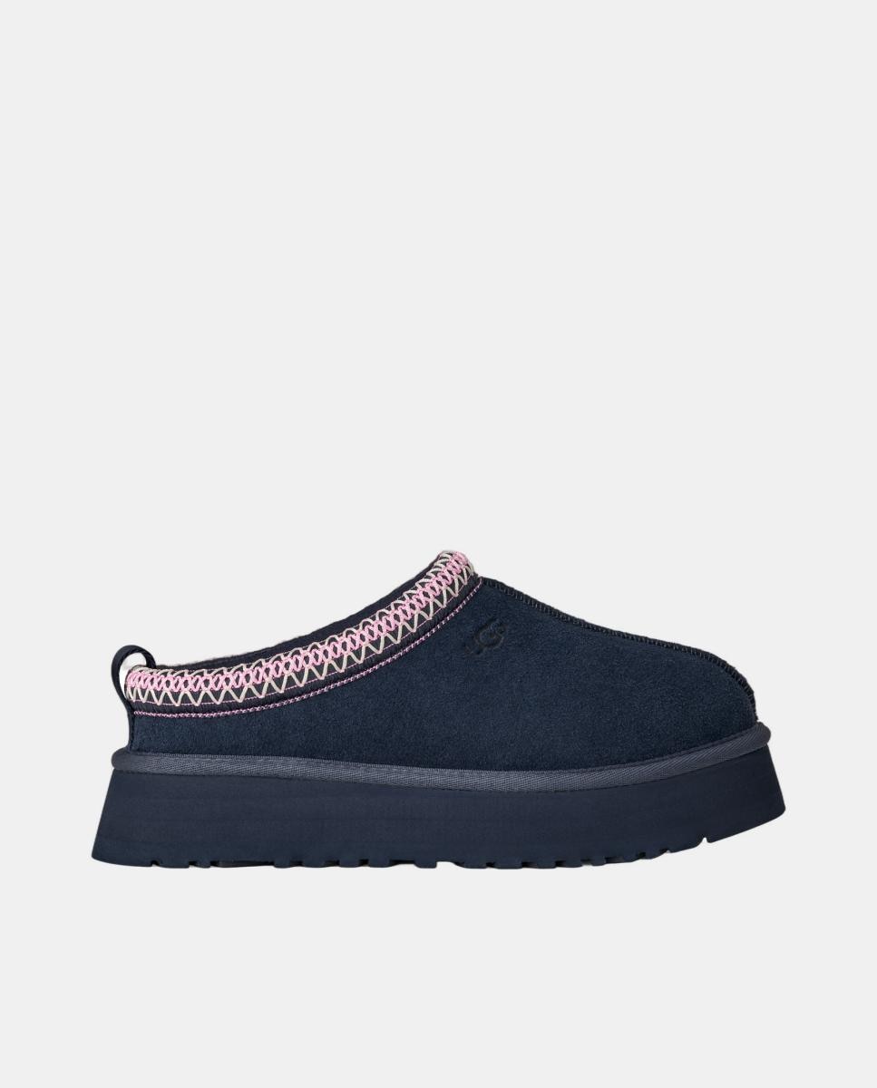 UGG - Zueco TAZZ II de mujer en piel y forrado pelo.