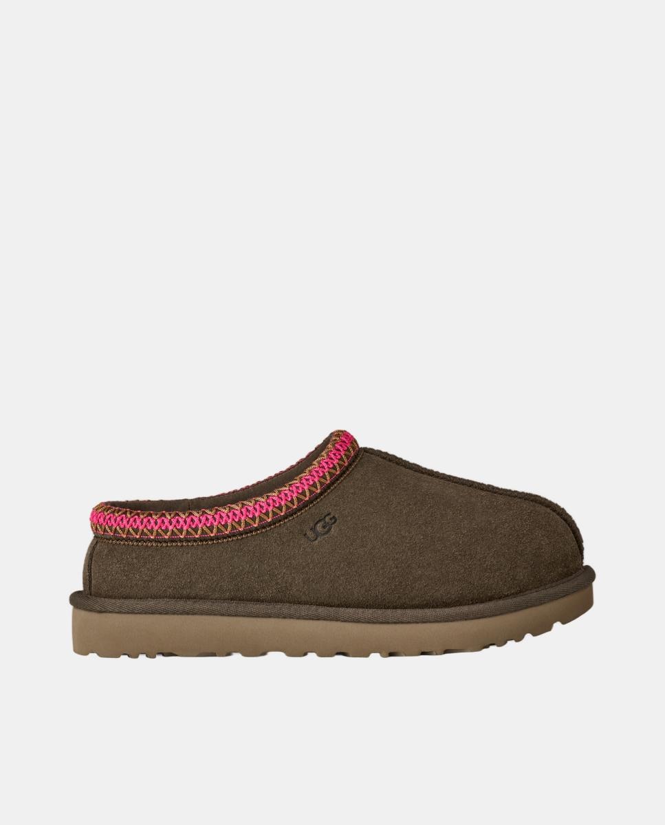 UGG - Zueco TASMAN II de mujer en piel y forrado pelo.