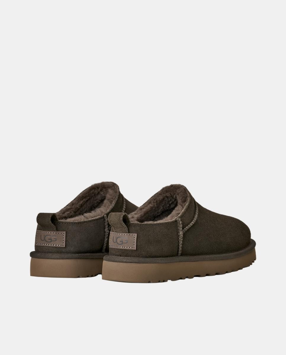 Botins Rasos Classic Micro em Pele com Sola EVA Taupe-4