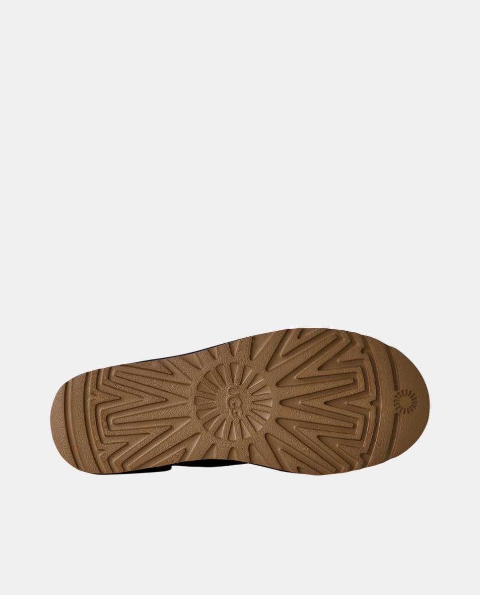 Botins Rasos Classic Ultra Mini em Pele Twinface de Ovelha e Sola EVA Azul-índigo-6