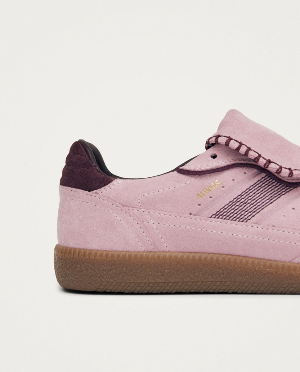 Sapatilhas com Atacadores Rosa-pálido-4