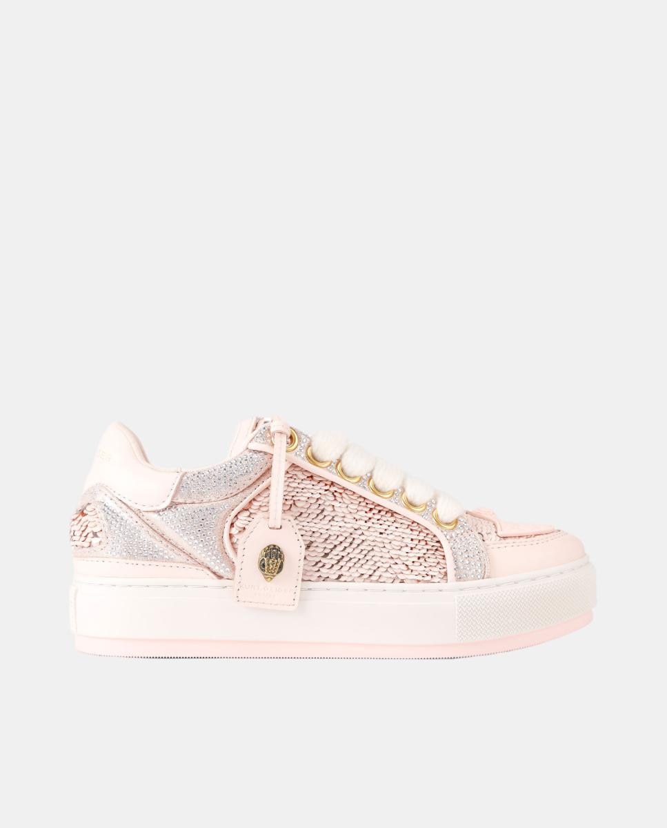 Imagem 0 de Sapatilhas em Pele com Brilhos