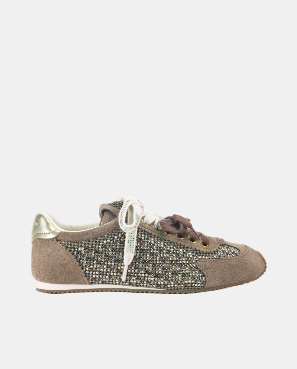 Imagem 0 de Sapatilhas em Camurça com Diferentes Texturas