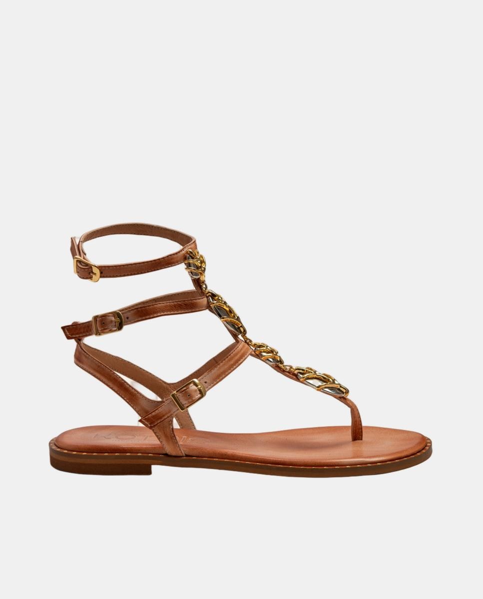 Imagem 0 de Sandálias em Pele