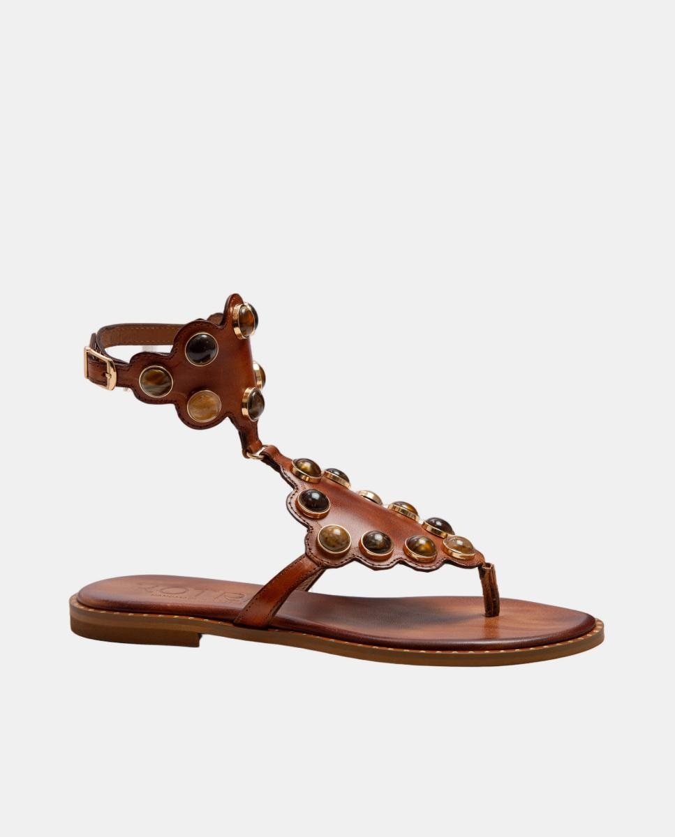 Imagem 0 de Sandálias em Pele