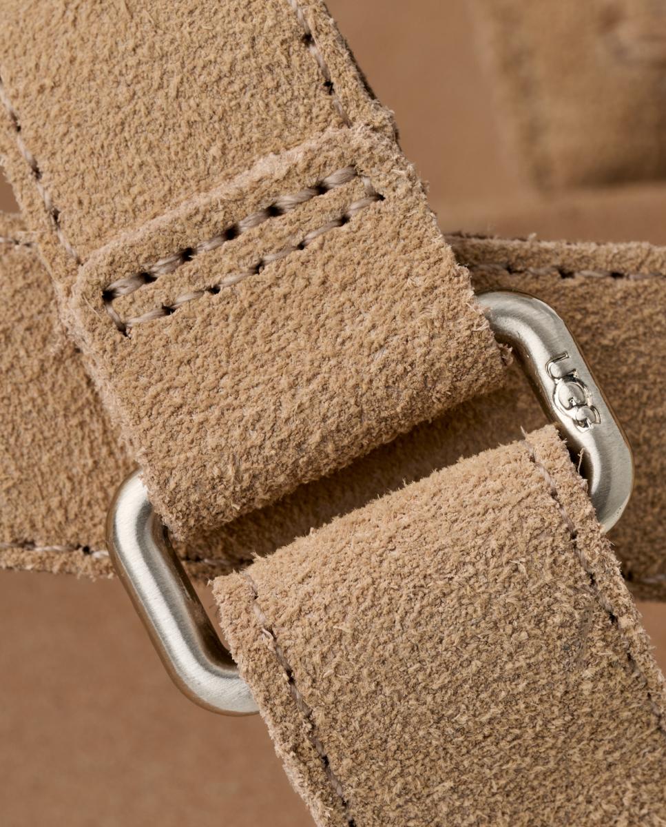 Sandália Rasa Escrava Goldengaze Toe Post Natural-6