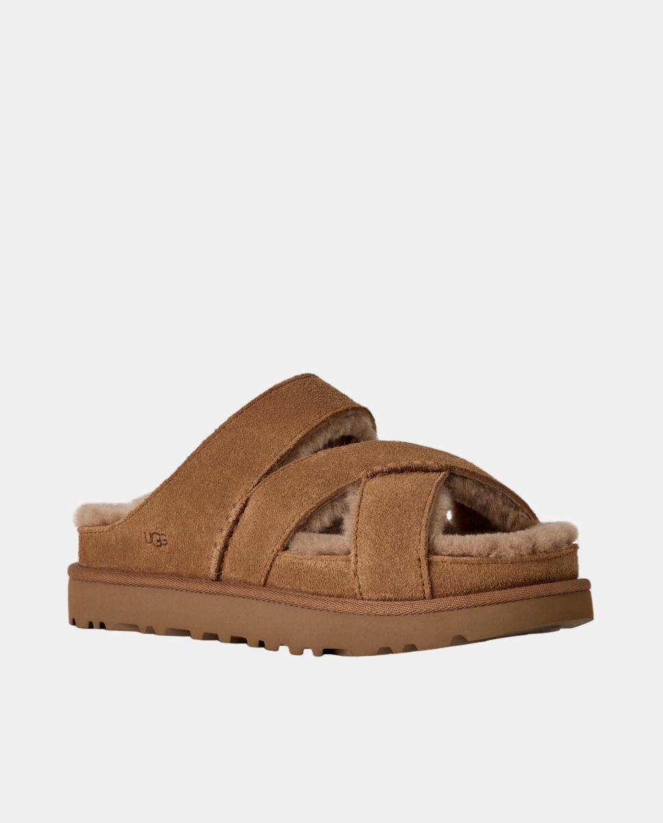 Greenport Cross Strap Slide Couro-2