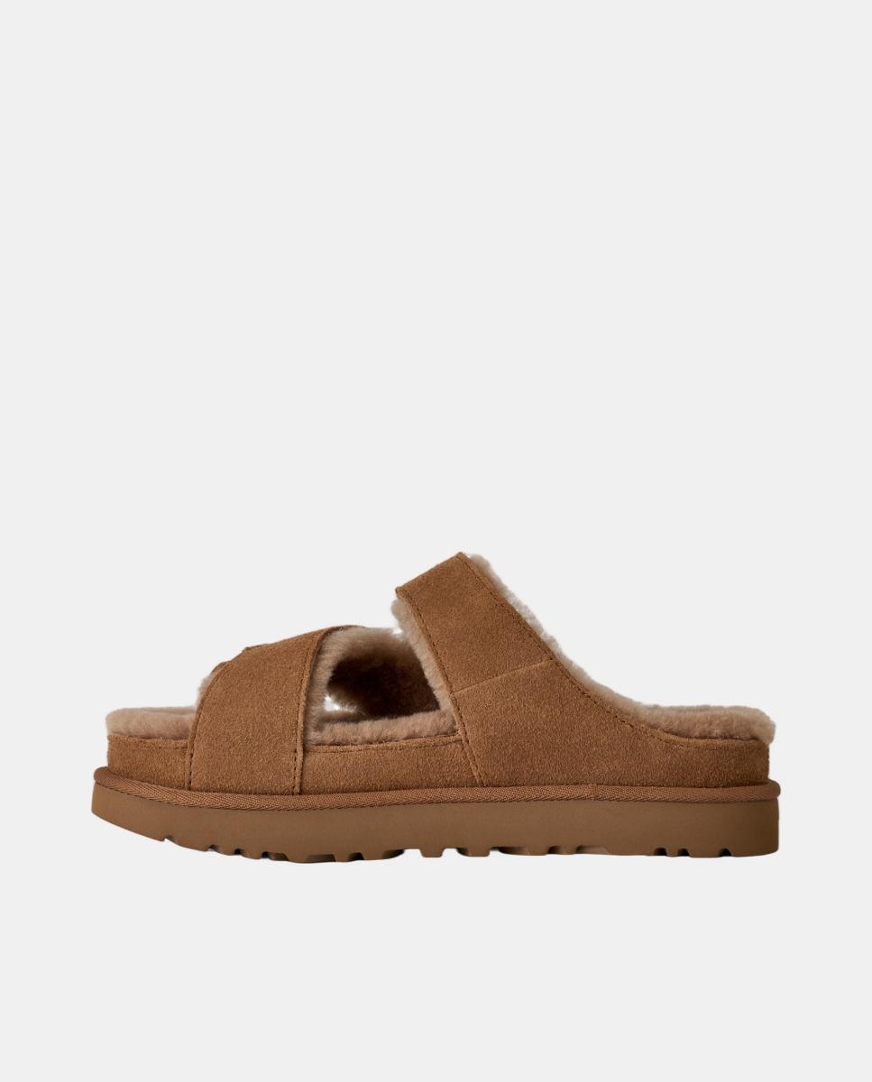 Greenport Cross Strap Slide Couro-6