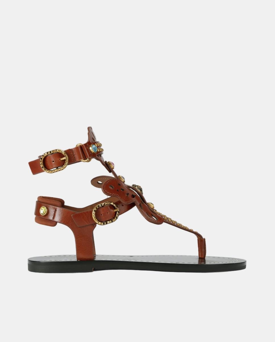 Imagem 0 de Sandálias em Pele