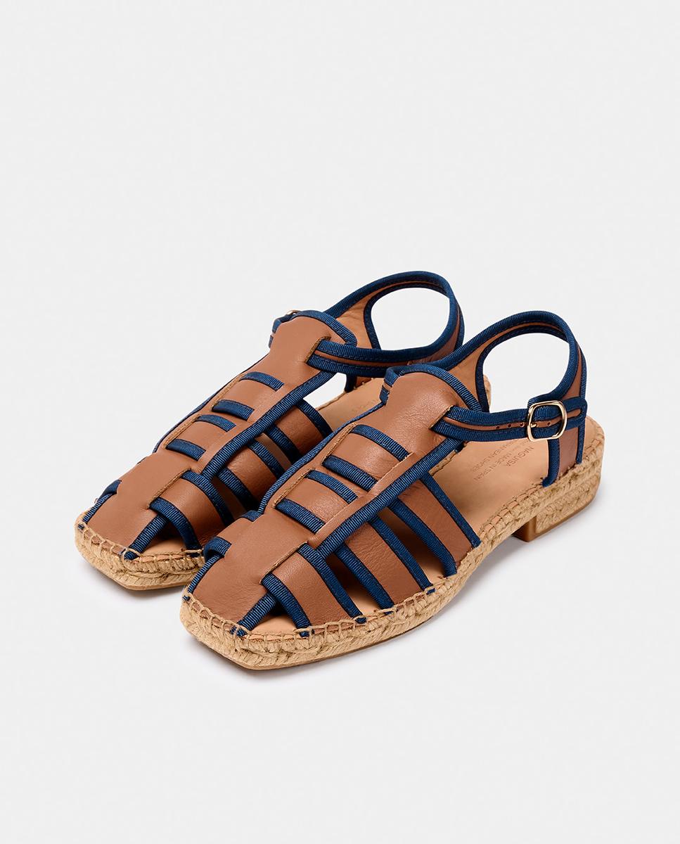 Alpercatas Rasas Castanho-2