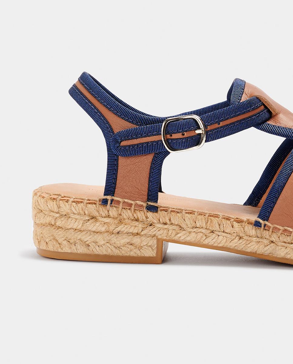 Alpercatas Rasas Castanho-5