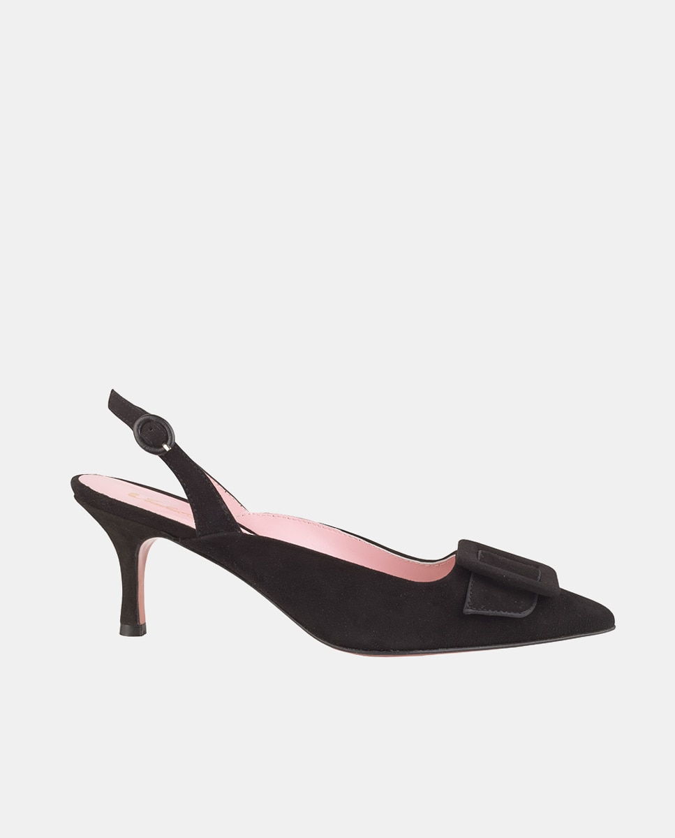 Imagem 0 de Carrie Dusty Nude Patent-Leather Sling Back 5.5