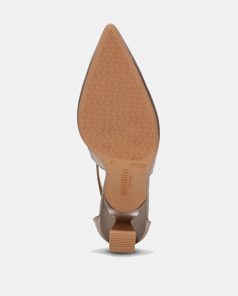 Zapatos mujer de tacón angelito - Hispanitas - Plata Plata-5