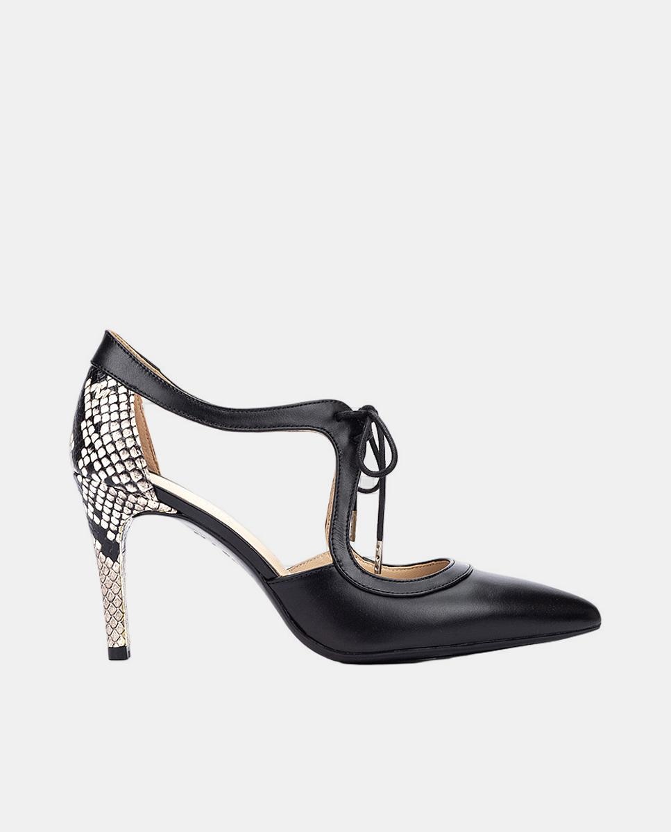 Imagem 0 de Sapatos de Salto em Pele