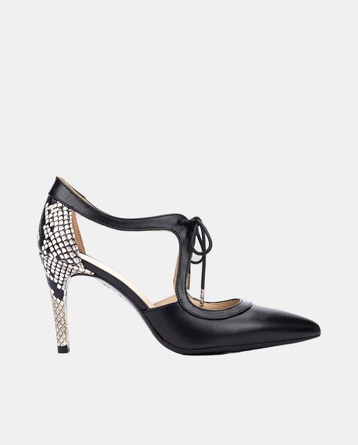 Imagem 0 de Sapatos de Salto em Pele