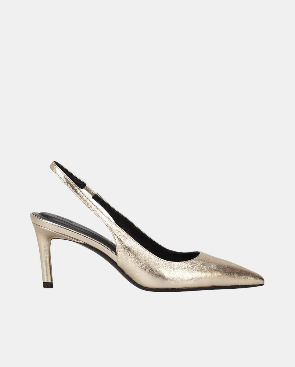 Imagem 0 de Sapatos de Salto em Pele