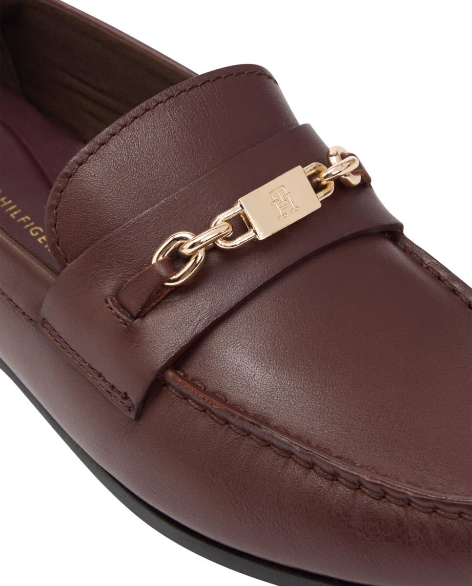 Mocassins em Pele com Corrente Couro-2