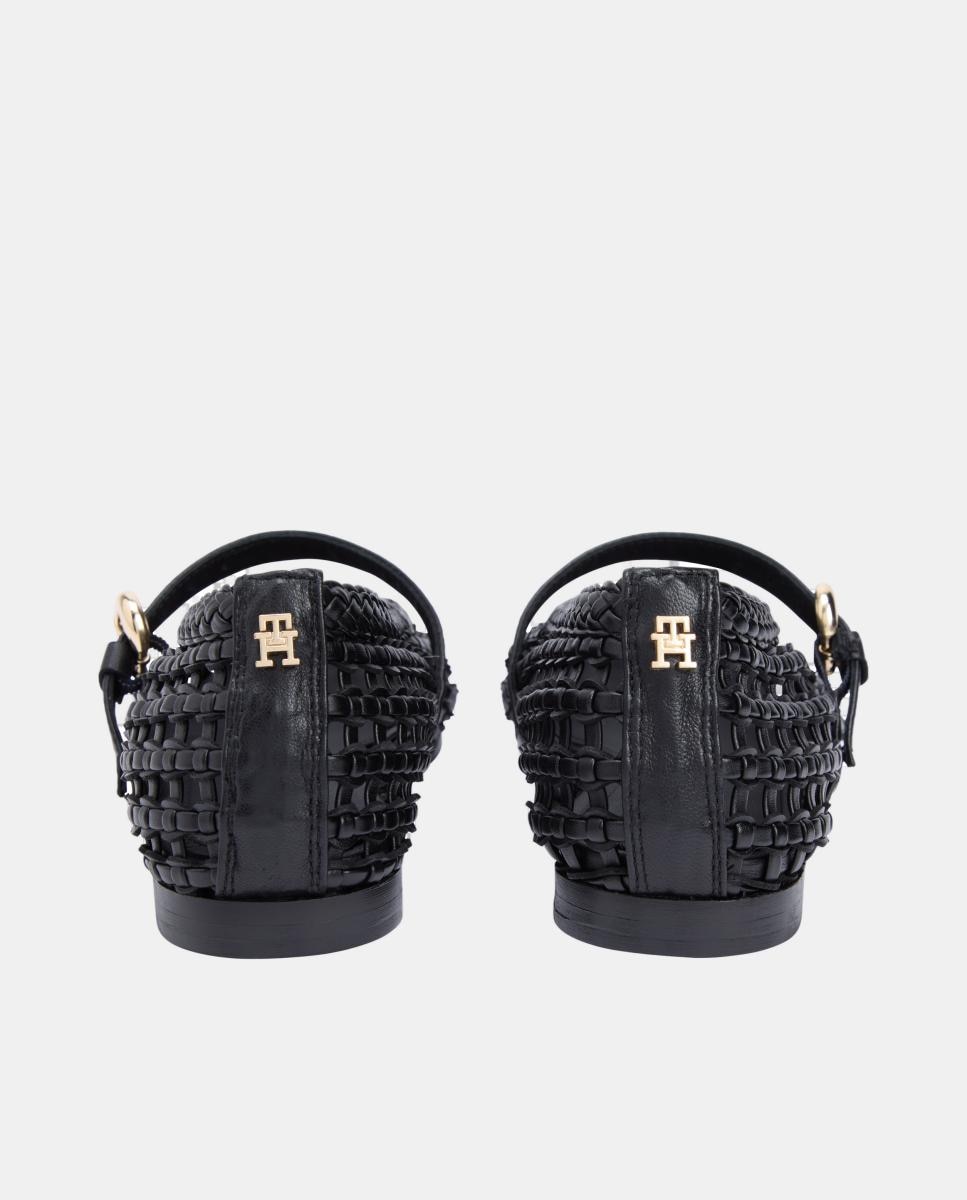 Sabrinas em Pele Entrançada Preto-4