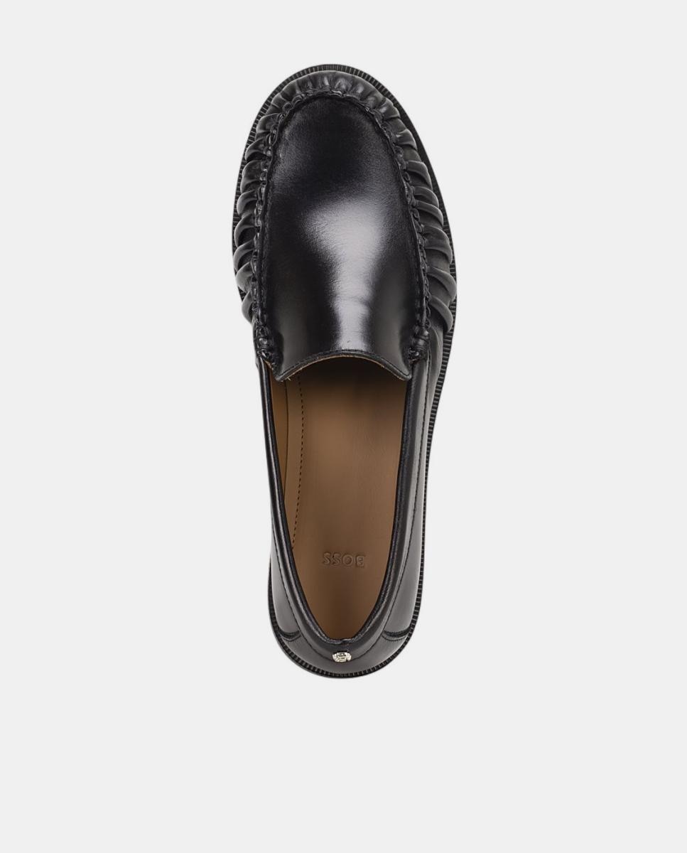 Mocassins em Pele Preto-2