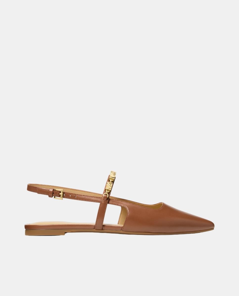 Michael Michael Kors - Zapatos planos slingback Dina de mujer de piel.