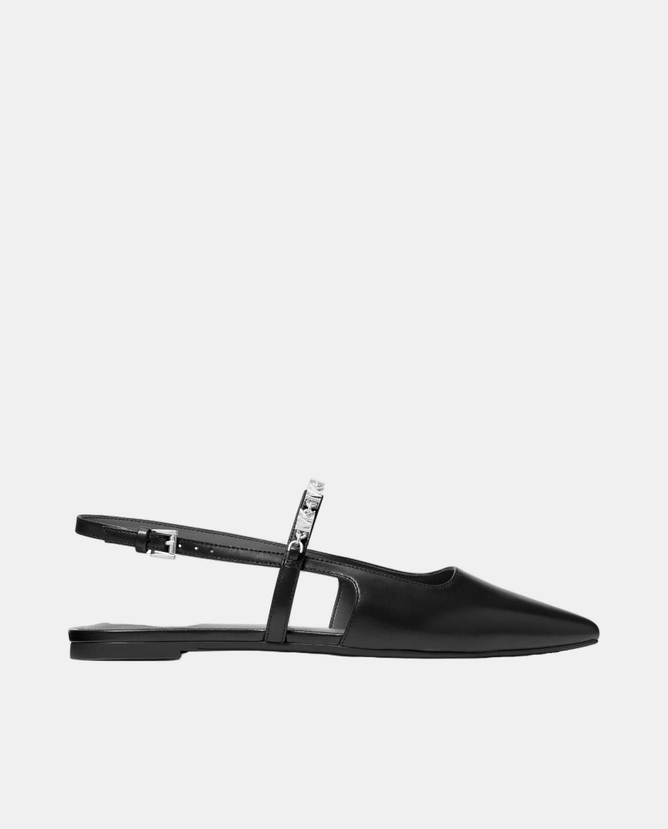 Imagem 0 de Sapatos Rasos Slingback Dina em Pele