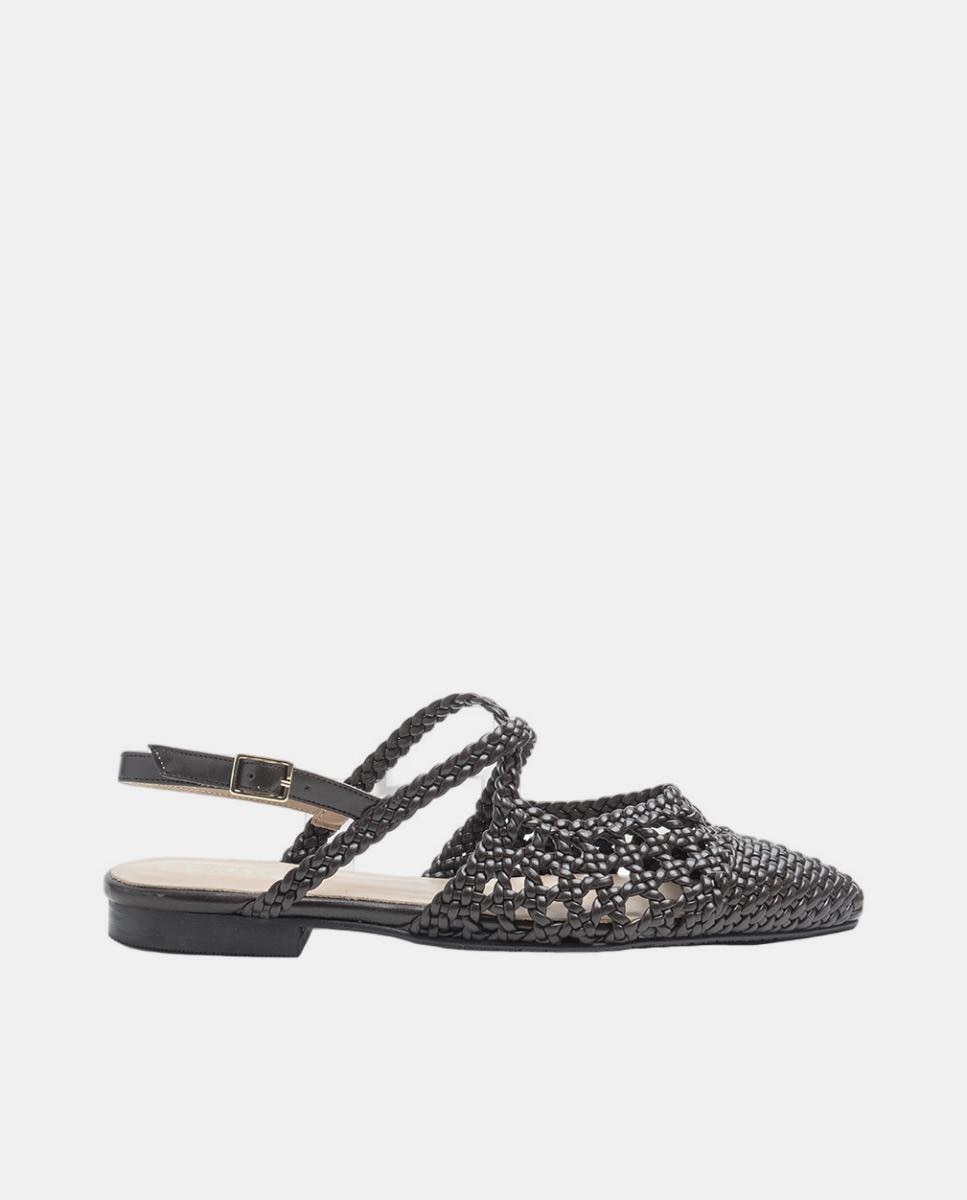 Imagem 0 de Sapatos Rasos Entrançados