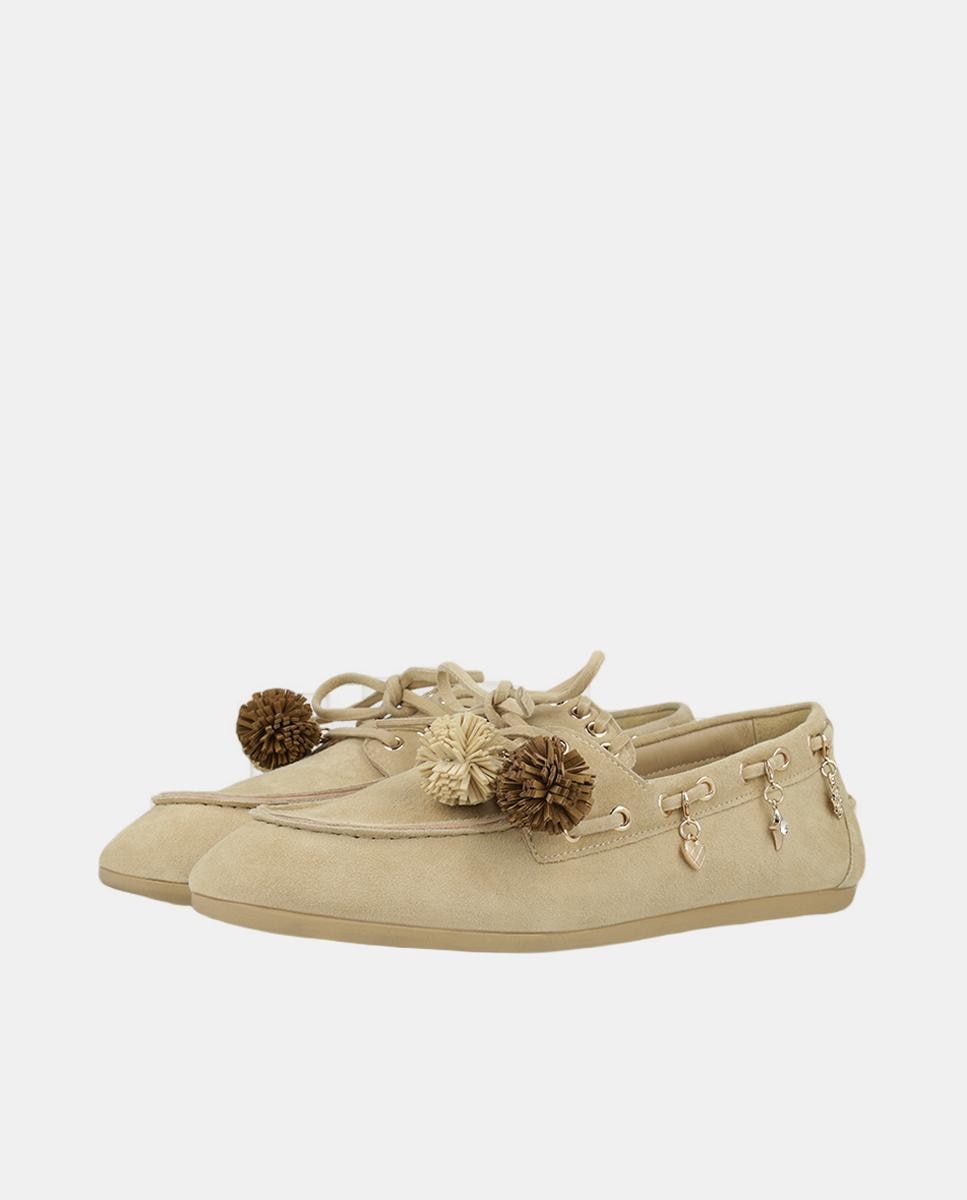 Mocassins de Camurça - Sand/Nude Natural-2