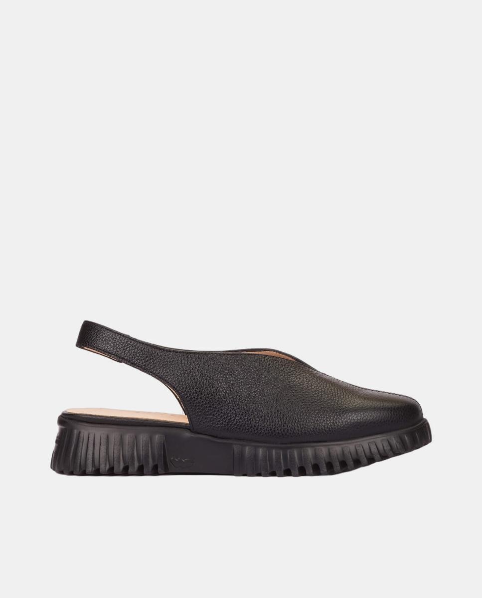 Wonders - Zapato destalonado negro.