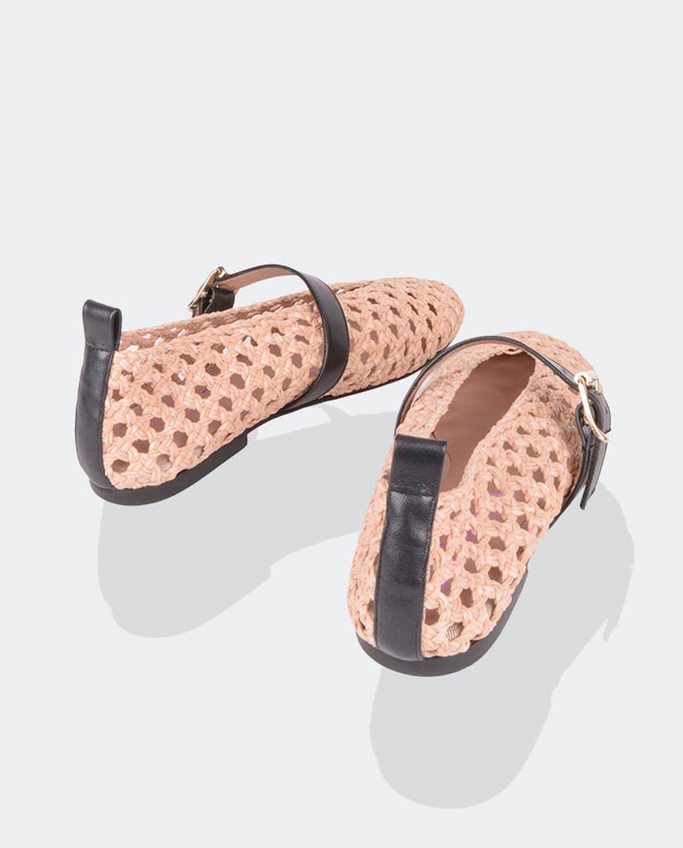 Sabrinas de Crochet com Correia Natural-5