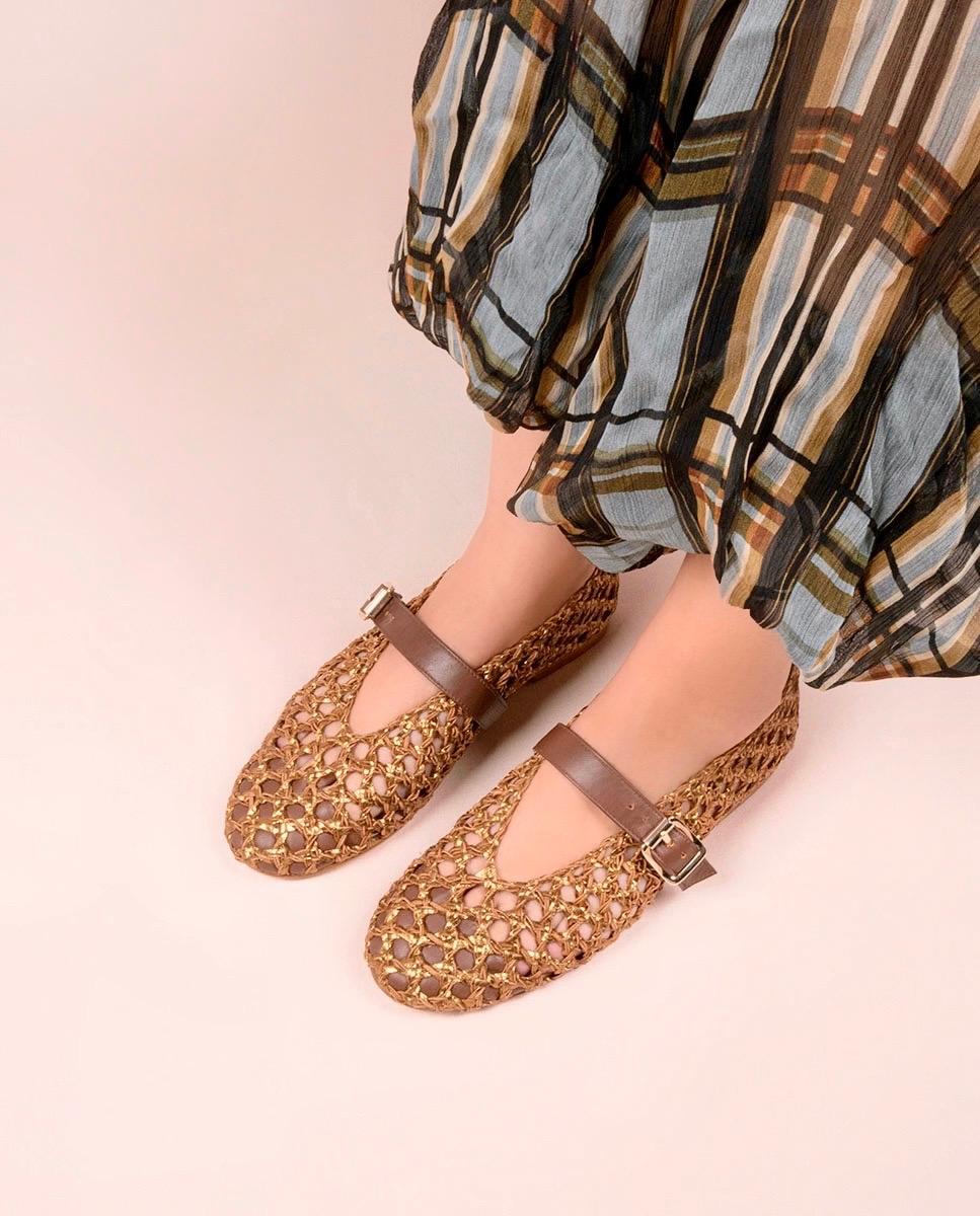 Sabrinas de Crochet com Correia Cobre-4