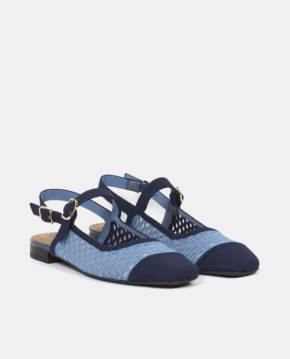 Mules Rasos Azul Royal-2