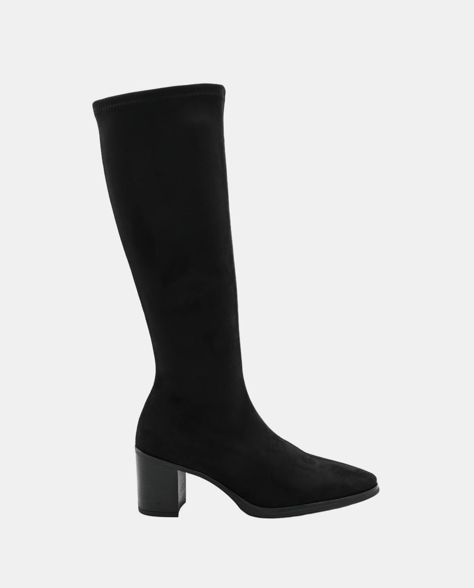 Botas Desportivas de Material Elástico Preto-1