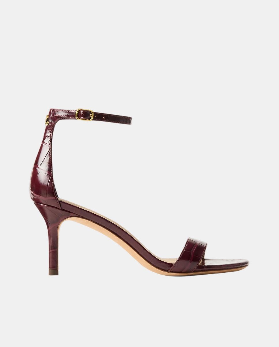 Imagem 0 de Sandálias de Salto Allie em Pele