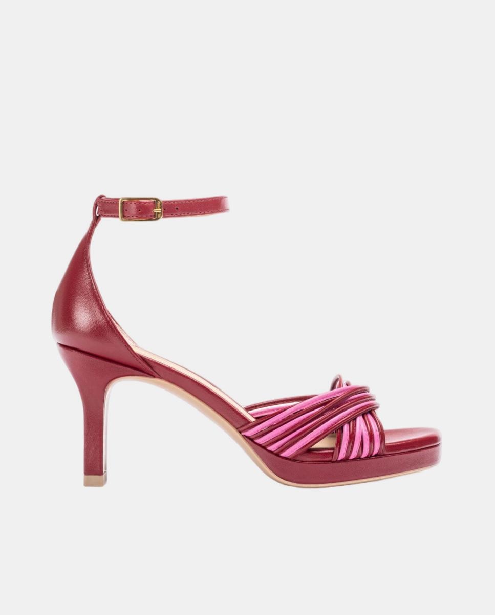 Imagem 0 de Sandálias de Plataforma com Biqueira Quadrada