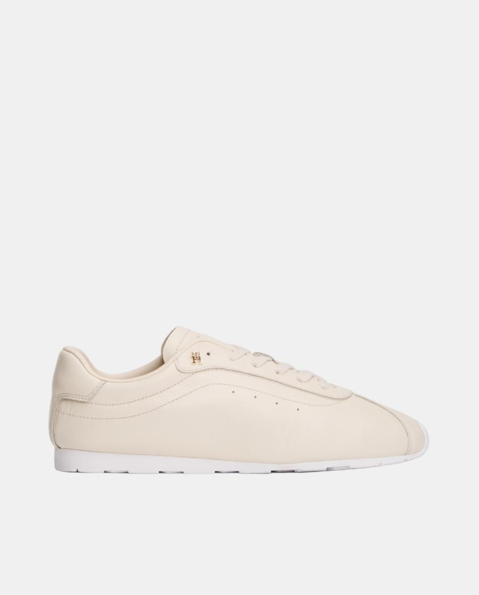 Sapatilhas em Pele Low Profile Natural-1